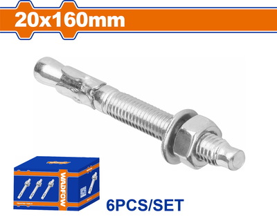 WADFOW ΒΙΣΜΑΤΑ ΜΕΤΑΛΛΙΚΑ ΓΑΛΒ. EXPRESS 20 Χ 160 6ΤΕΜ (WDQ2568)