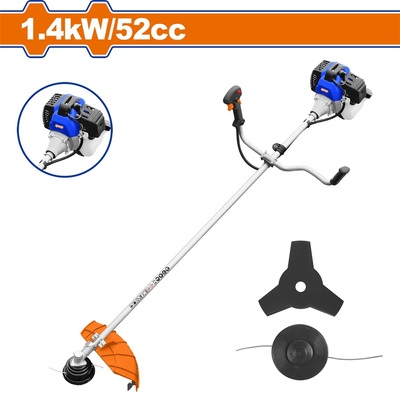 WADFOW Gasoline grass trimmer and brush cutter 52cc / 2.2HP (WGM1552)