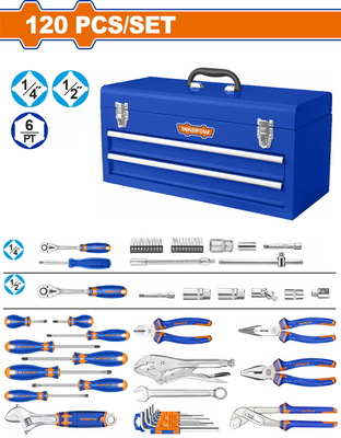 WADFOW 120 Pcs tools chest set (WHS3120)