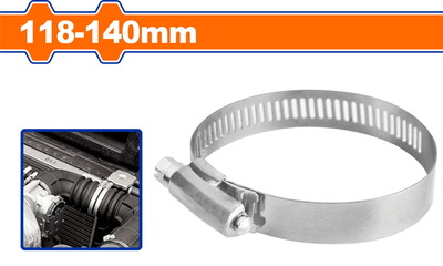 WADFOW American type hose clamp 118-140mm 5pcs (WHU2918)