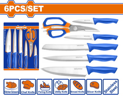 WADFOW Scissors and kitchen knife set (WKK2K61)