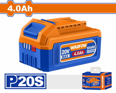 WADFOW ΜΠΑΤΑΡΙΑ Li-ion 20V / 4Ah (WLBP540E)