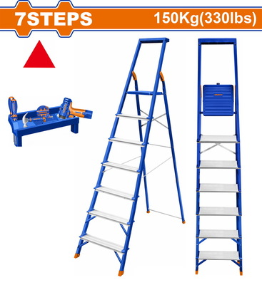 WADFOW Steel & aluminium household ladder 7 steps (WLD1H07)