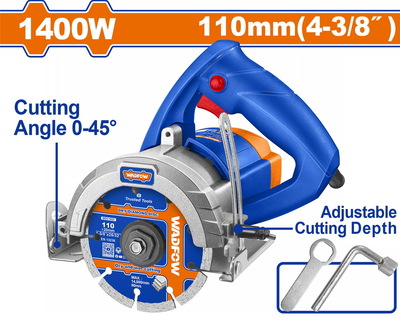 WADFOW ΚΟΦΤΗΣ ΥΓΡΑΣ ΚΟΠΗΣ 1.400W / Φ-110mm (WMR15141)