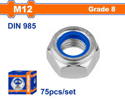 WADFOW ΠΑΞΙΜΑΔΙ ΑΣΦΑΛΕΙΑΣ ΓΑΛΒ. DIN985 12mm 75TEM (WMV6512A)