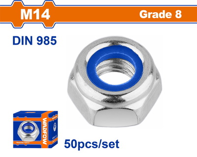 WADFOW ΠΑΞΙΜΑΔΙ ΑΣΦΑΛΕΙΑΣ ΓΑΛΒ. DIN985 14mm 50TEM (WMV6514A)