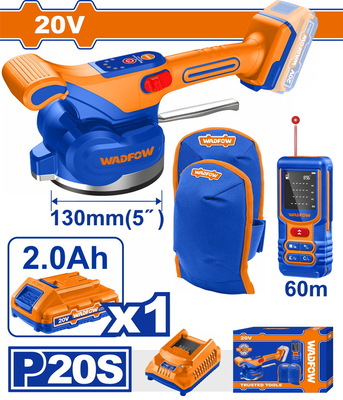 WADFOW ΣΕΤ ΔΟΝΗΤΙΚΟ ΠΛΑΚΙΔΙΩΝ ΜΠΑΤ. Li-ion 20V / 2Ah / 1 ΜΠΑΤΑΡΙΑ (WOS241185)