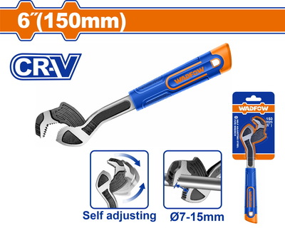 WADFOW Self adjusting steel pipe wrench (WPW0A06)