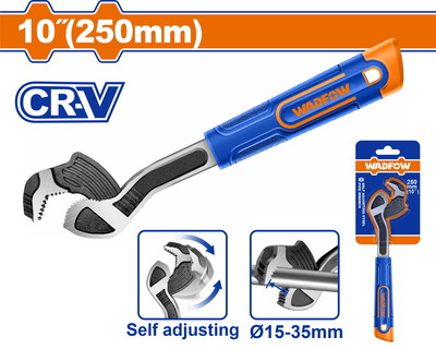 WADFOW Self adjusting steel pipe wrench (WPW0A10)