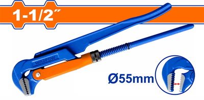 WADFOW 90° Heavy duty swedish pipe wrench 1-1/2" (WPW2115)