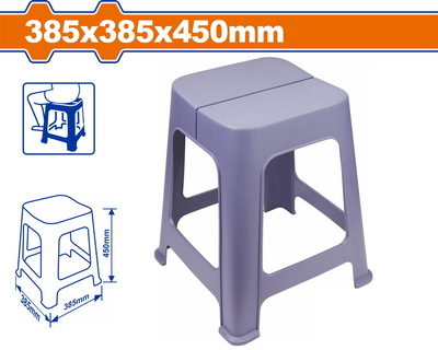 WADFOW Plastic stool 385X385X450mm (WPZ1345)