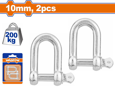 WADFOW Shackle 10mm 2pcs (WQL3K02)