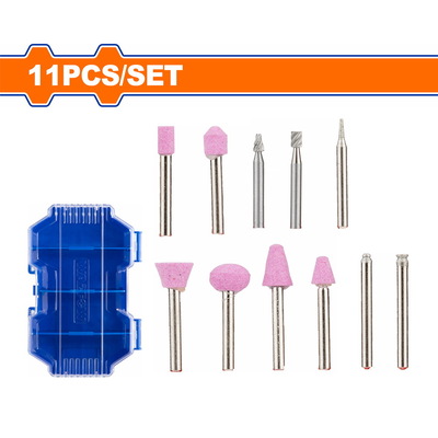 WADFOW Carving  working set for mini drill 11pcs (WRR2011)