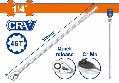 WADFOW Extra longer ratchet wrench (WRW7214)