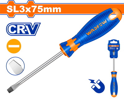 WADFOW Slotted screwdriver SL3 X 75mm (WSD1233)