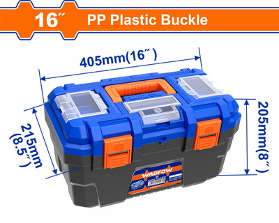 WADFOW 16" Plastic Tool Box (WTB1316)