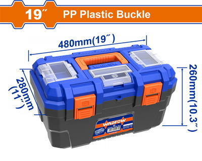 WADFOW 19" Plastic Tool Box (WTB1319)