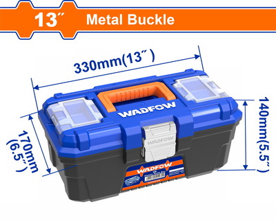 WADFOW 13" Plastic tool box (WTB3313)