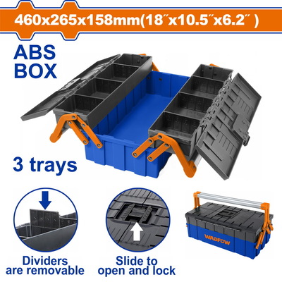 WADFOW Plastic tool box (WTB4303)
