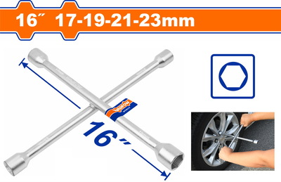 WADFOW Cross rim wrench 16" / 17-19-21-23mm (WTH8316)