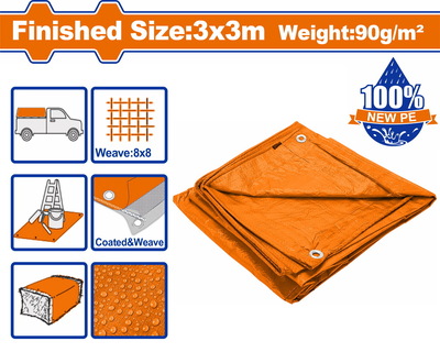WADFOW ΜΟΥΣΑΜΑΣ ΑΔΙΑΒΡΟΧΟΣ 90gr/m2 3X3m (WTQ1933)
