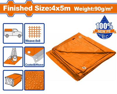WADFOW ΜΟΥΣΑΜΑΣ ΑΔΙΑΒΡΟΧΟΣ 90gr/m2 4X5m (WTQ1945)