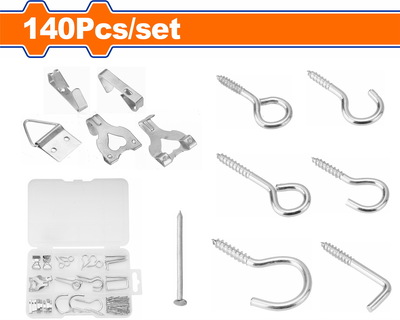 WADFOW 140 Pcs screw hooks kit (WVJ1B01)