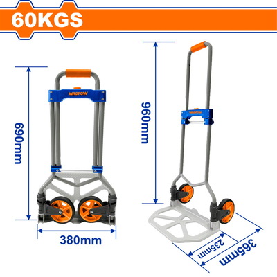 WADFOW Foldable hand truck 60Kg (WWB9A06)