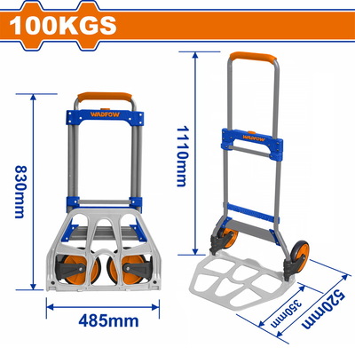 WADFOW Foldable hand truck 100Kg (WWB9A10)