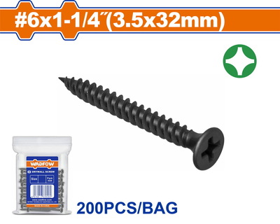 WADFOW Drywall screw 3.5 Χ 32 200TEM (WXS2913)
