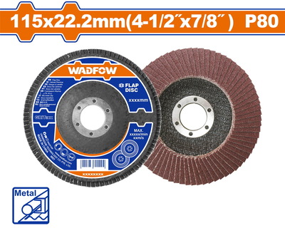 WADFOW ΠΟΛΥΠΤΕΡΟ ΓΥΑΛΙΣΜΑΤΟΣ 115mm Ρ80 (WYL0413)